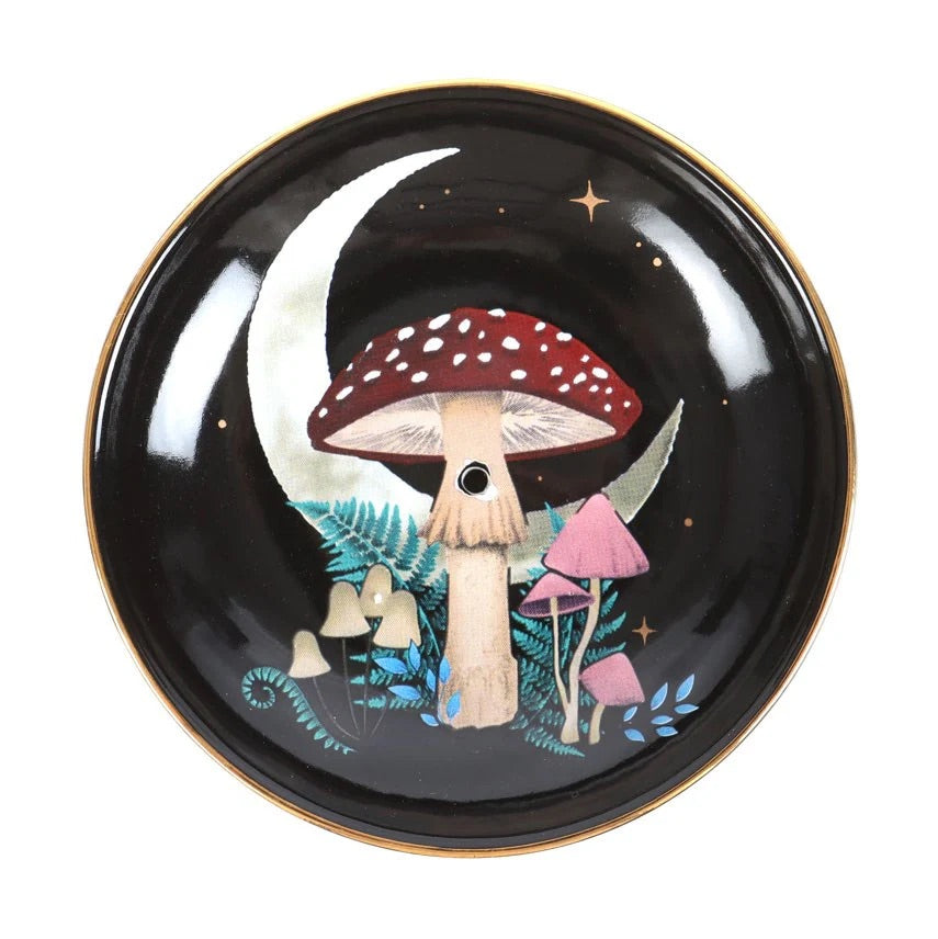 Forrest Mushroom Incense Plate