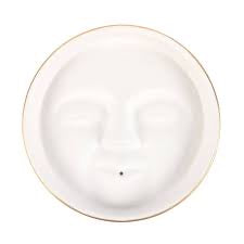 Moon Face Incense Plate