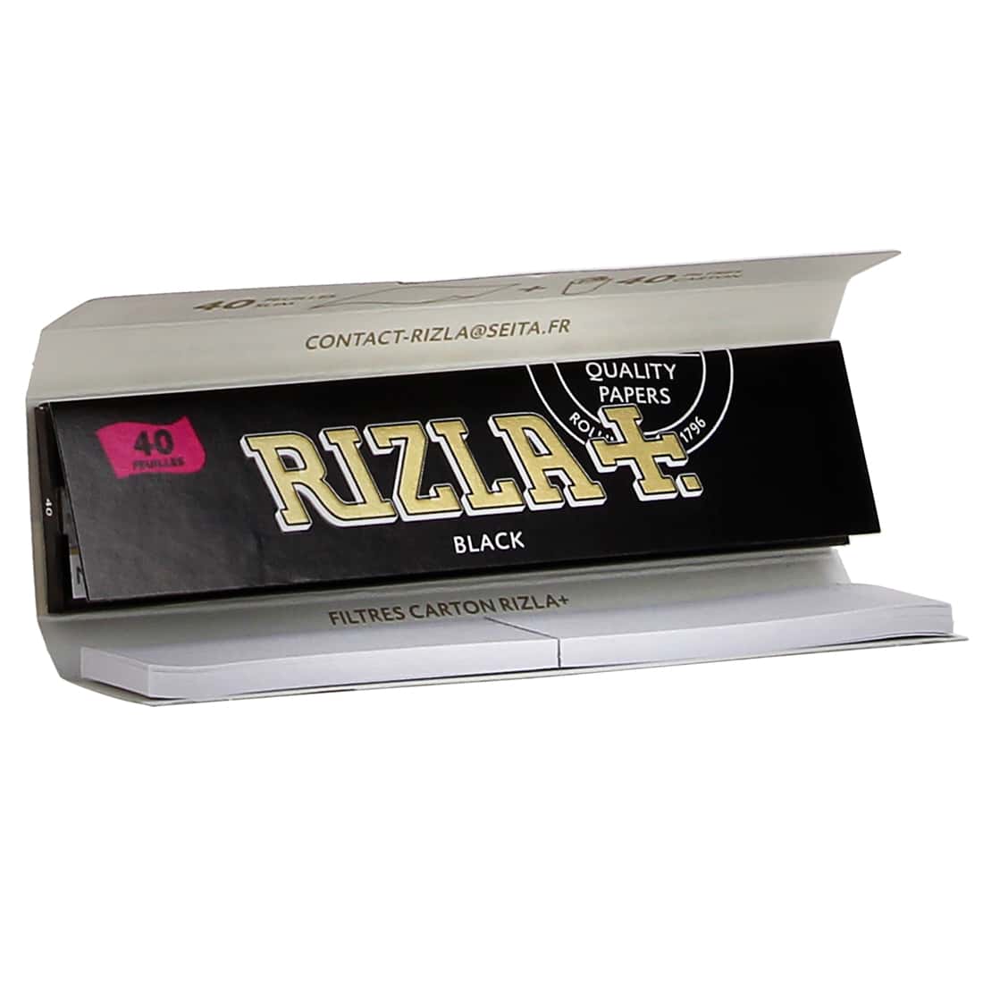 Rizla Kingsize Blk W Tips