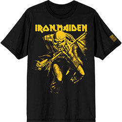 IRON MAIDEN 50 Trooper Crop Yellow