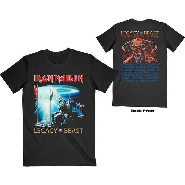 IRON MAIDEN Legacy Of The Beast Two Minutes To Midnight Tee