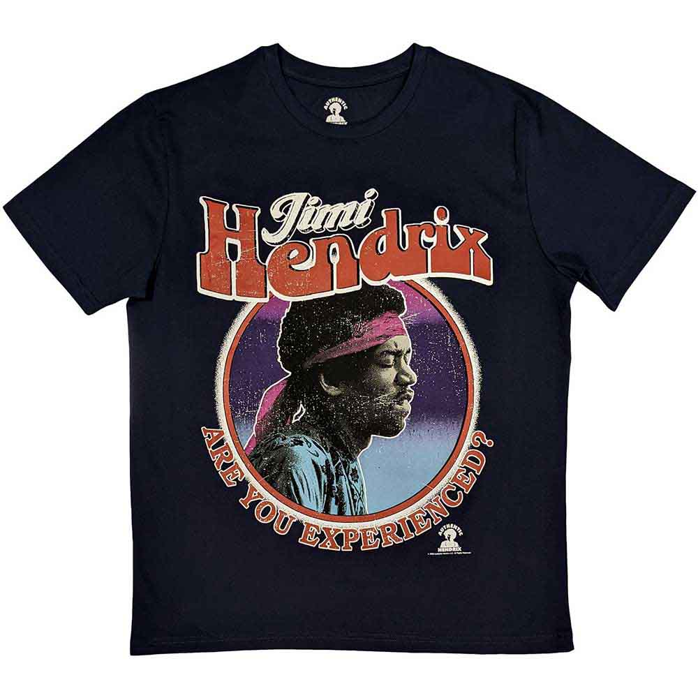 Jimi Hendrix Are You Experienced?Navy Tee