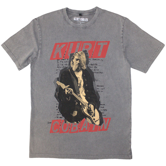 KURT COBAIN Collage Stone Wash Tee