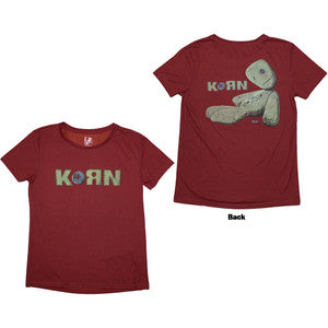 KORN Doll Ladies Red Tee
