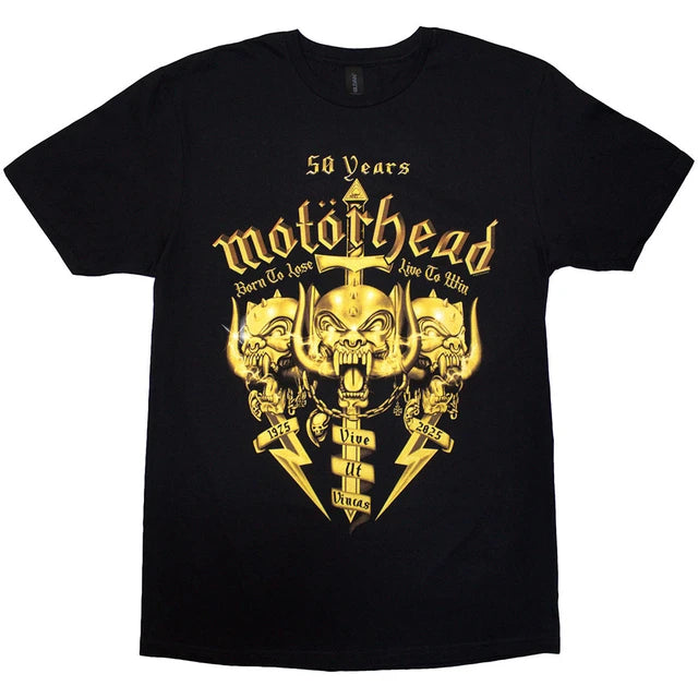 Motorhead 50 Years Swords & Warpig Tee