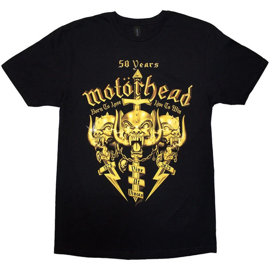 Motorhead 50 Years Swords & Warpig Tee