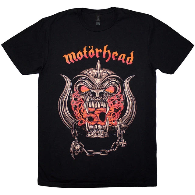 Motorhead Orange Mask 50 Years Tee