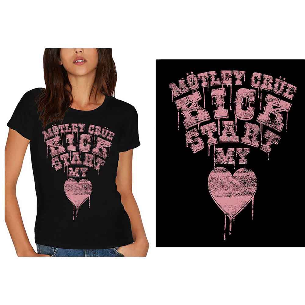 MOTLEY CRUE Kickstart My Heart Ladies' Tee