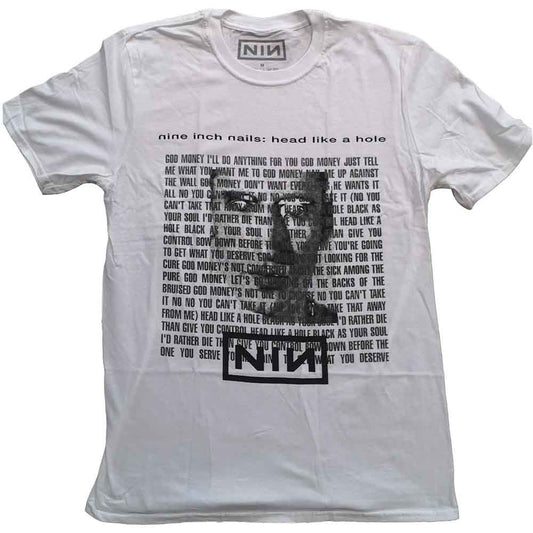 NINE INCH NAILS Head Like a Hole White Tee