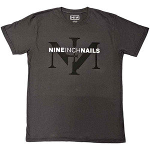 NINE INCH NAILS Logo Charcoal Tee