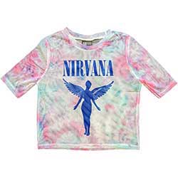 Nirvana - Camiseta cortada em malha