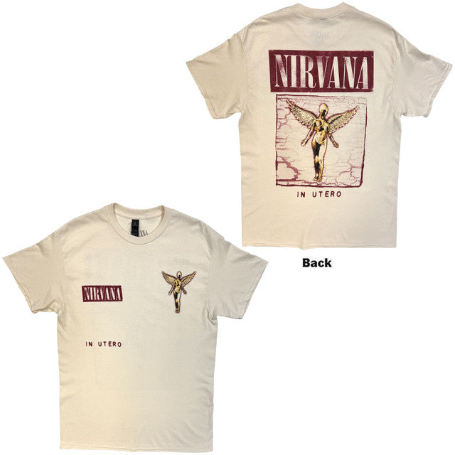 Nirvana in Utero Cover Natural Tee