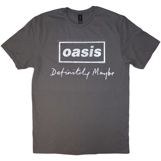 OASIS UNISEX T-SHIRT: Definitely Maybe Distressed