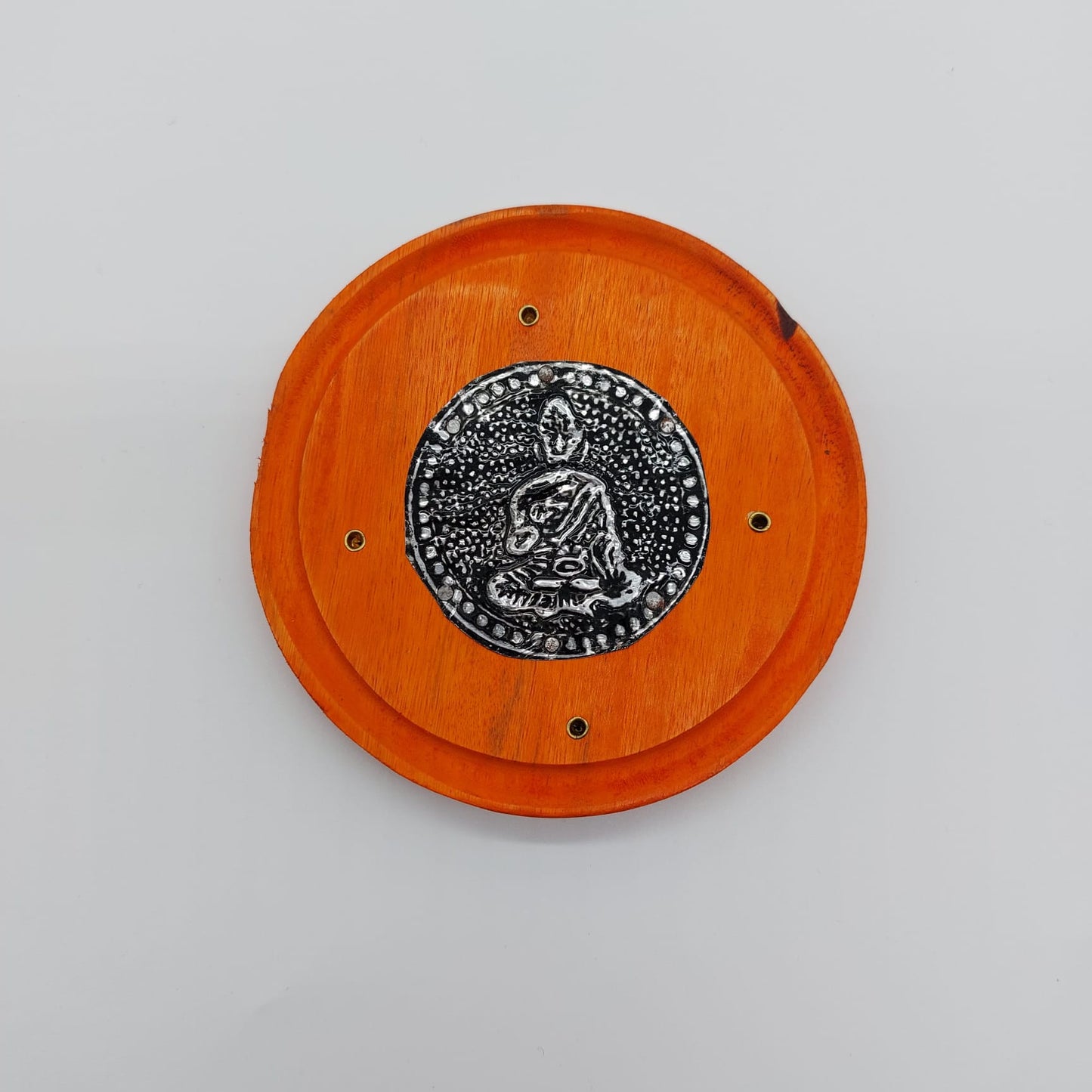 Om Incense Plate - Orange