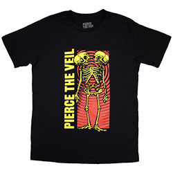PIERCE THE VEIL Wavy Skeleton Tee