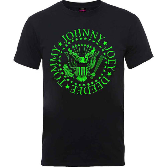 RAMONES UNISEX T-SHIRT: GREEN SEAL