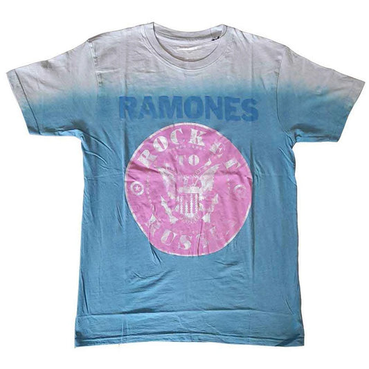 Ramones Unisex T-Shirt: Rocket To Russia (Blue)