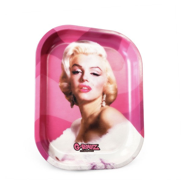 G-ROLLZ Pink Fabulous Face Mini Roll Tray