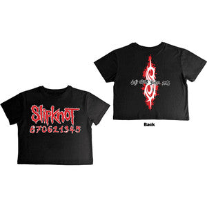 SLIPKNOT Judge Cropped Tee