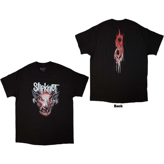 SLIPKNOT UNISEX T-SHIRT: INFECTED GOAT (BACK PRINT)