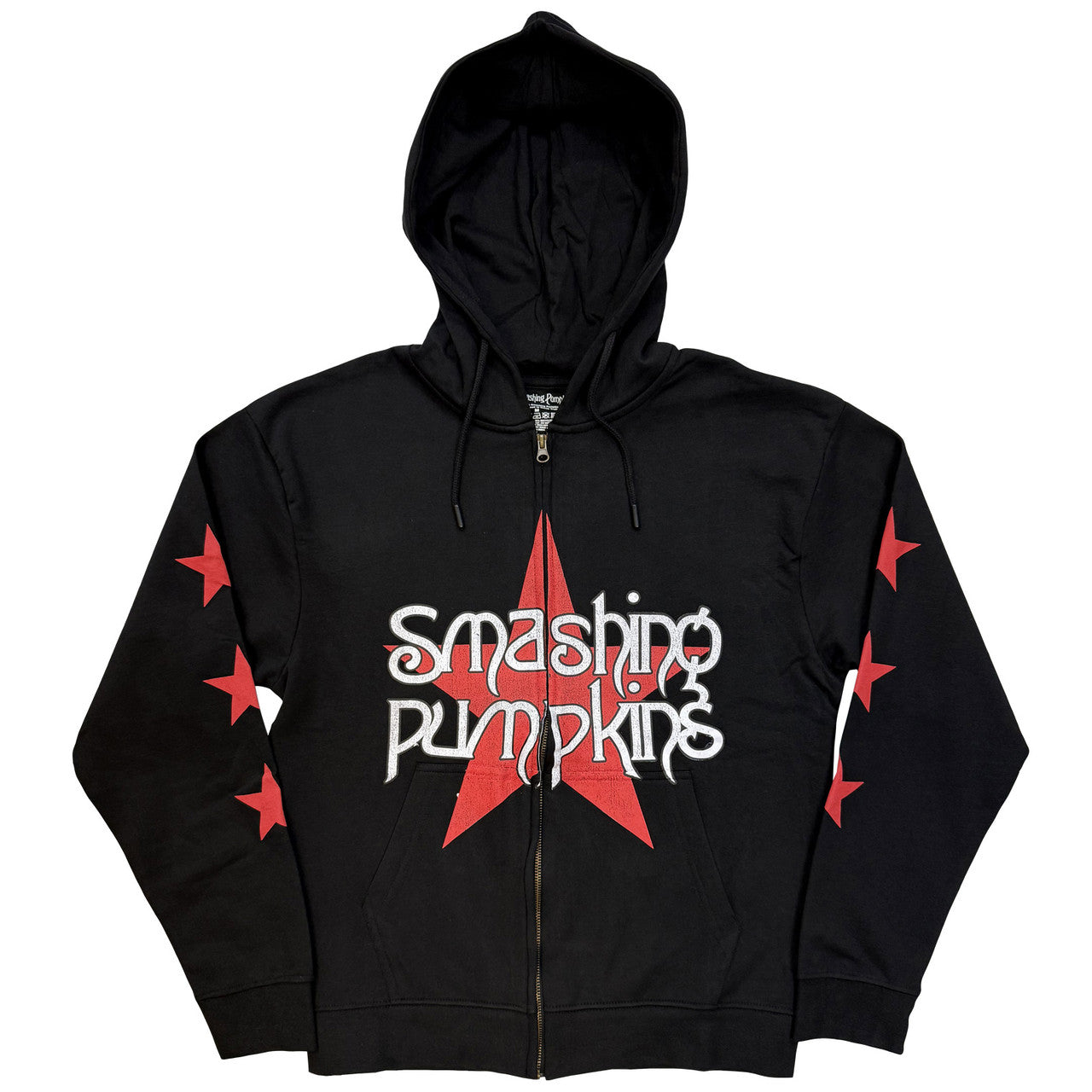 The Smashing Pumpkins Zipped Hoodie Star Logo