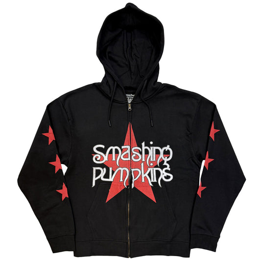 The Smashing Pumpkins Zipped Hoodie Star Logo