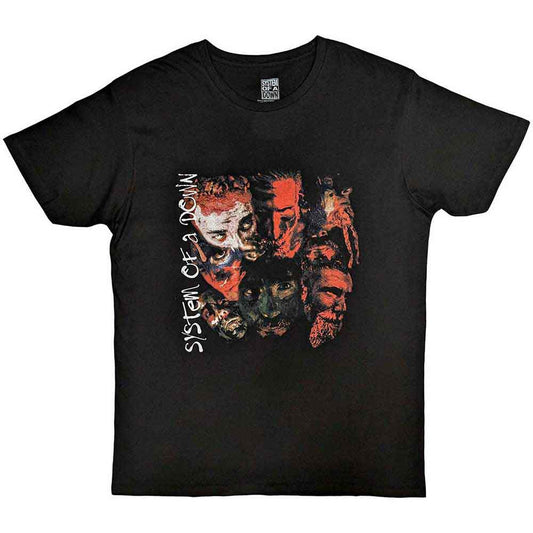 System Of A Down Painted Faces Tee