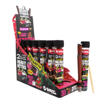 G-Rollz Heavy Hitters CBD Cones & Glass Tip - Watermelon Sunrise