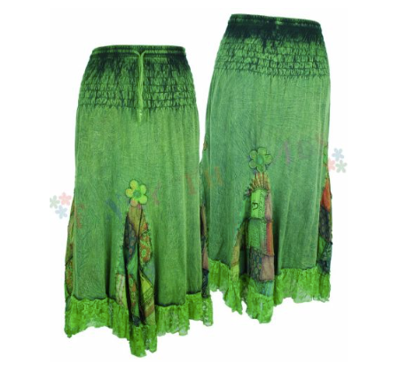 Patch Maxi Skirt