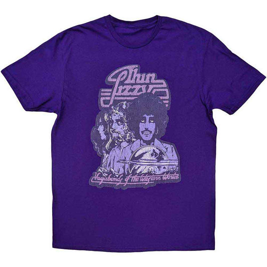 THIN LIZZY Vagabonds of the Western World Mono Distressed Tee