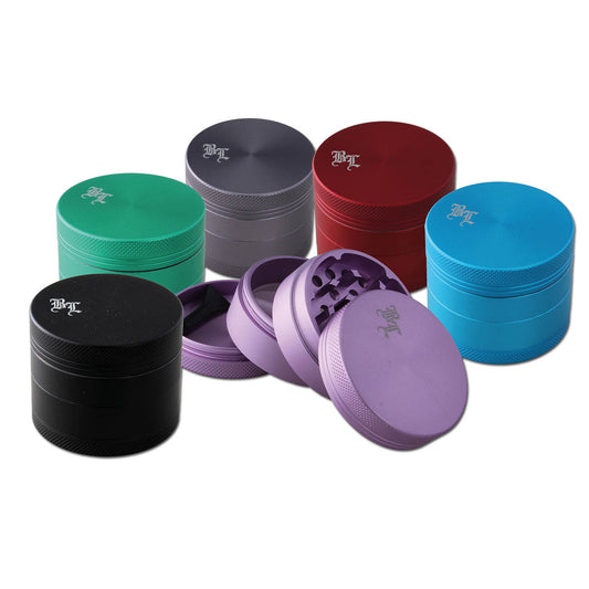 BLACK LEAF 4-Part Herb Grinder - Matte