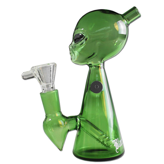BL Green Alien Glass Bong