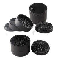Black Leaf 4 Part Metal Masher Grinder
