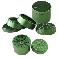 Black Leaf 4 Part Metal Masher Grinder