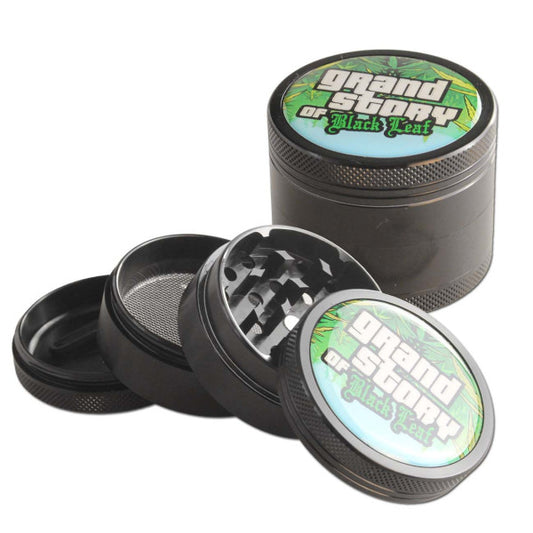 BLACK LEAF Grand Story 4-Part Herb Grinder