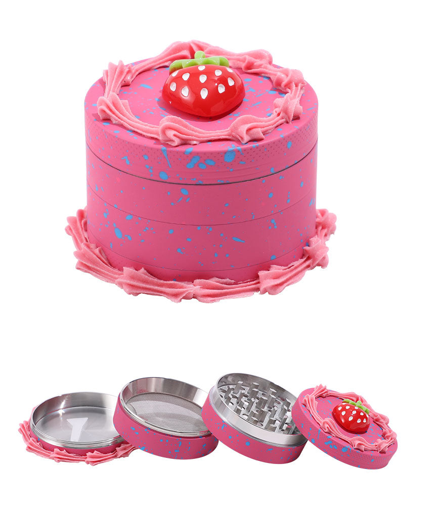 Cake 4-Part Metal Herb Grinder