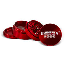ELEMENTS Mini 4-part Herb Grinder Red