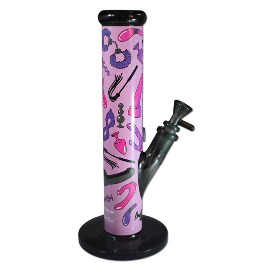 BLACK LEAF X FIRE-FLOW Sex Toy Glass Water Pipe