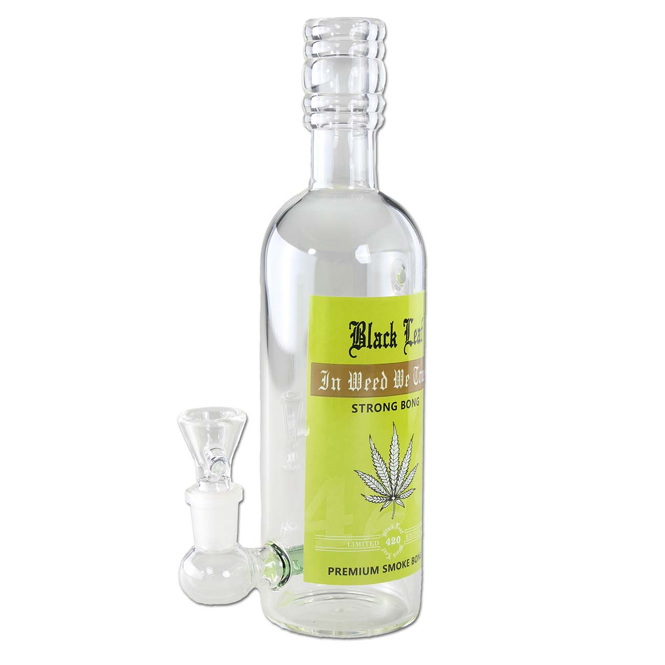 BLACK LEAF Bottle Water Pipe