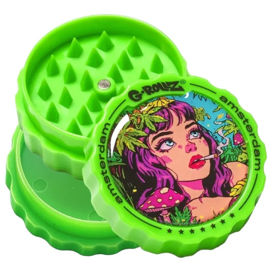 G-ROLLZ Jungle 2-Part Acrylic Herb Grinders