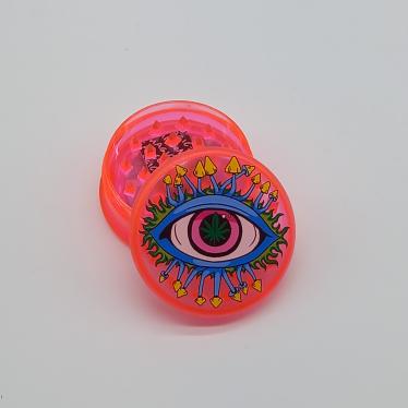 Mushroom Collection 2-Part Acrylic Grinder - Pink Eye