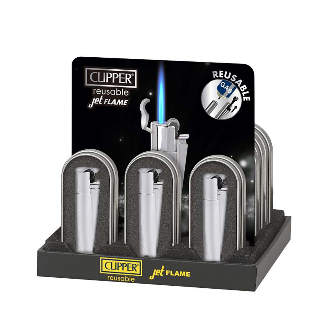 CLIPPER Jet  Heavy Metal - Silver