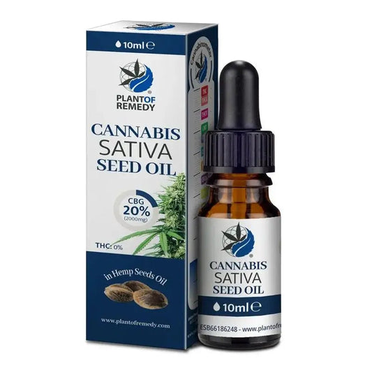 PlantOfRemedy Cannabis Sativa Seed Oil - 10ml