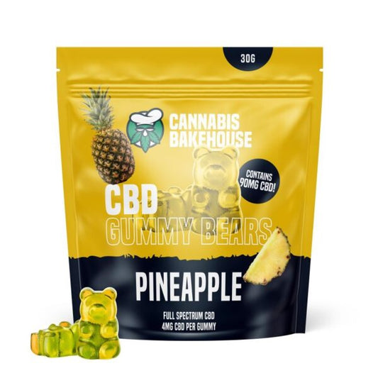 CANNABIS BAKEHOUSE CBD Gummy Bears - Pineapple