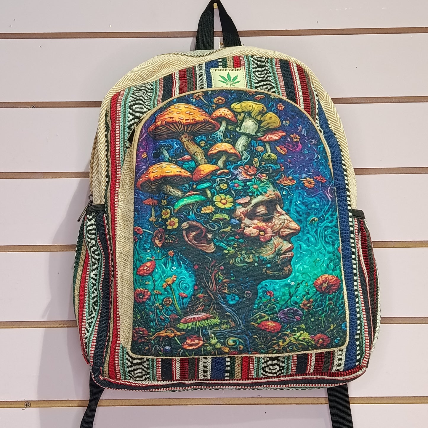 PURE HEMP Mushroom Head BackPack