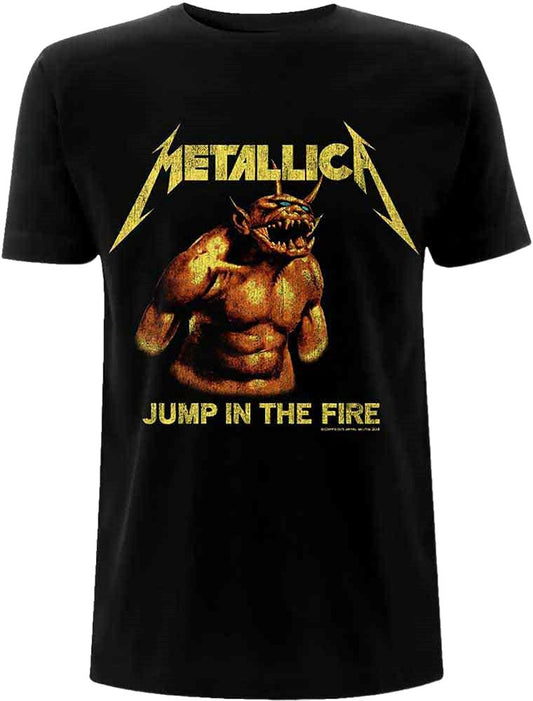 METALLICA UNISEX T-SHIRT: Jump In The Fire