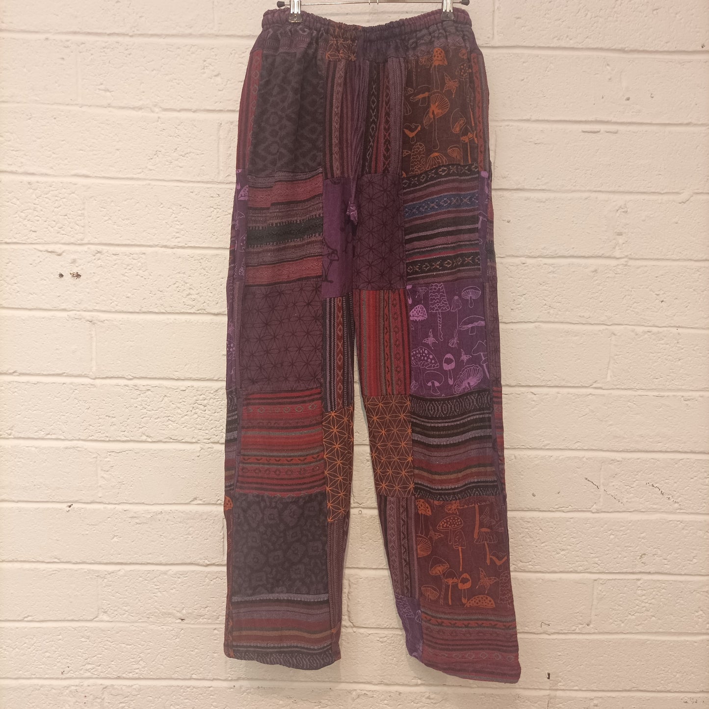 Mushroom Patchwork Pants