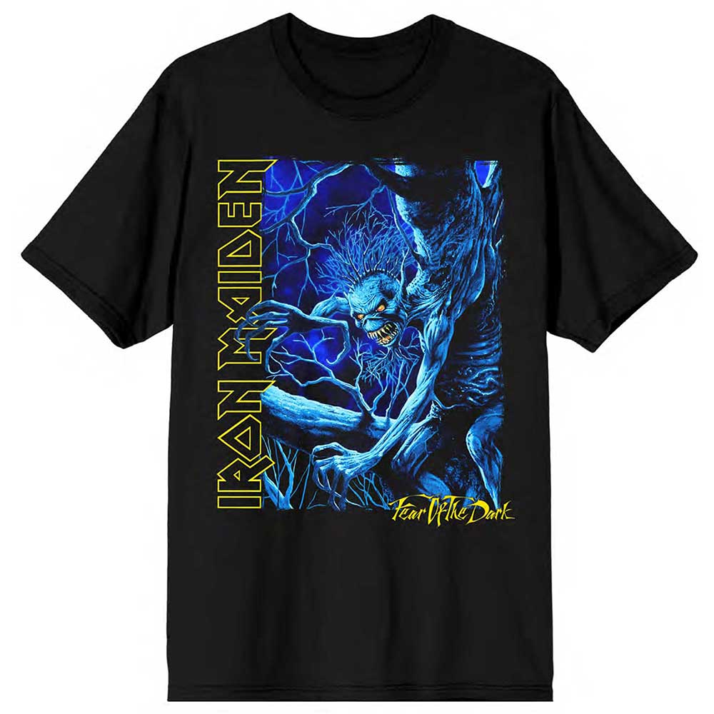 IRON MAIDEN UNISEX T-SHIRT: Blue Tone Eddie FOTD