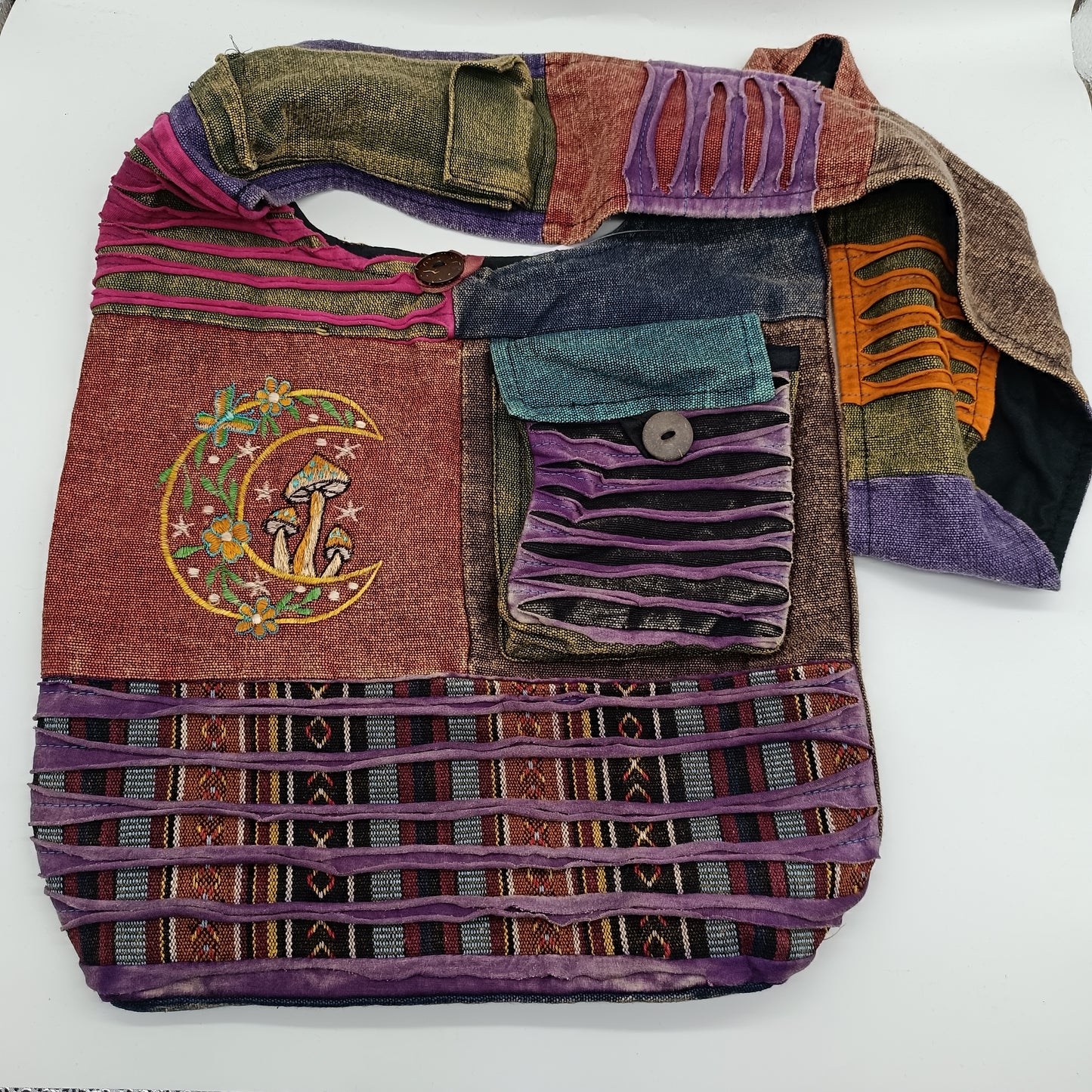 Embroidered Shoulder Bags