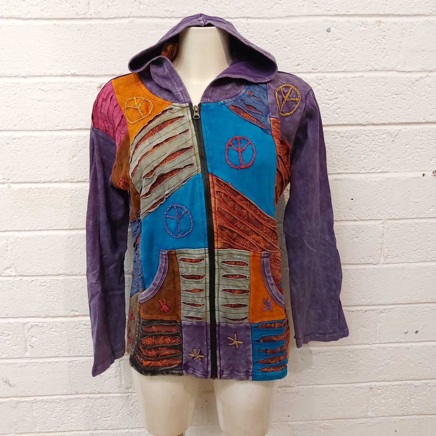 Peace Patchwork Hoodies